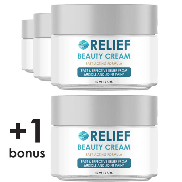 Relief Beauty Cream by Apollo Moons Subscription Pack of 3+1 bonus